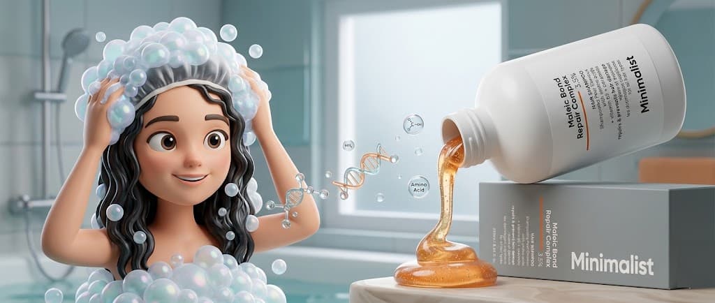 Minimalist Maleic Bond Repair Complex 3.5% Shampoo Review 2026: My Honest Experience After 4 Weeks