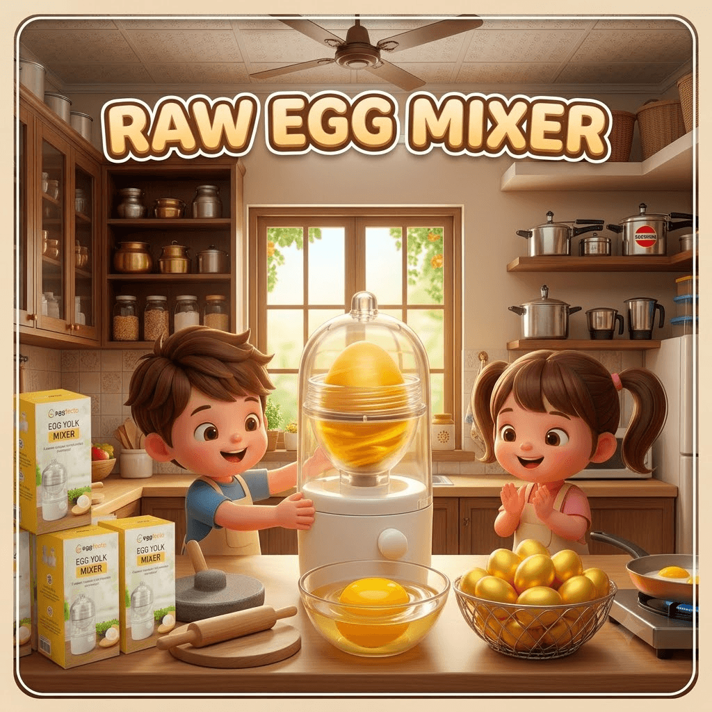 Raw Egg Mixer Review: Generic Egg Yolk Mixer Scrambler