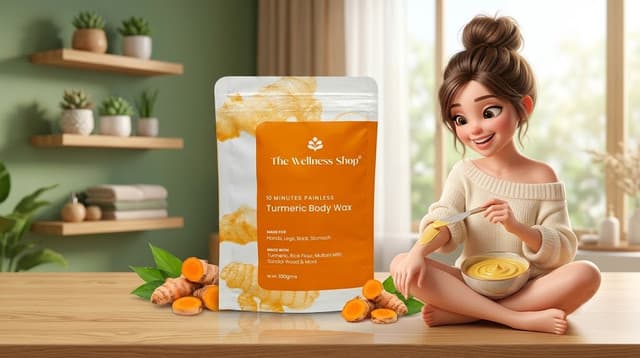 Wellness Shop Turmeric Facial Wax Powder